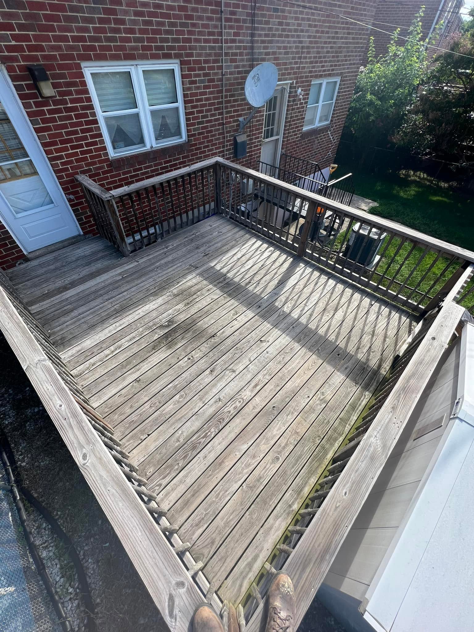 Deck Project 1 before photo