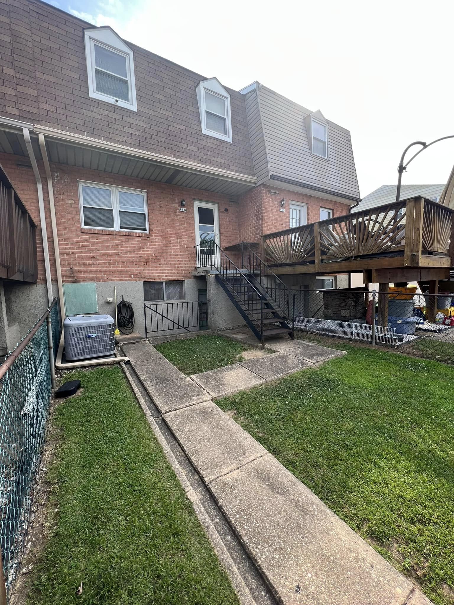 Deck Project 2 before photo
